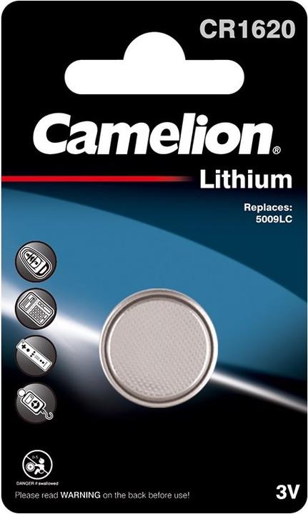 Actual product image Camelion CR 1620 Lithium (5 pcs., CR1620, 70 mAh)