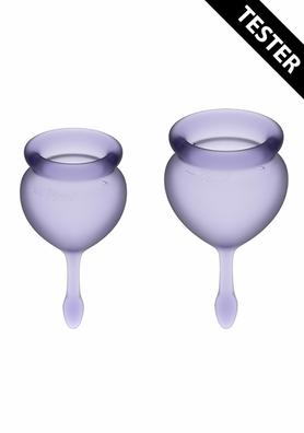 Image du produit Satisfyer Feel Good Menstrual Cup - Lilas - Testeur