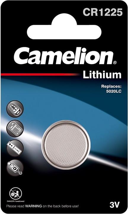 Image du produit Camelion CR 1225 au lithium (5 pcs, CR1225, 50 mAh)