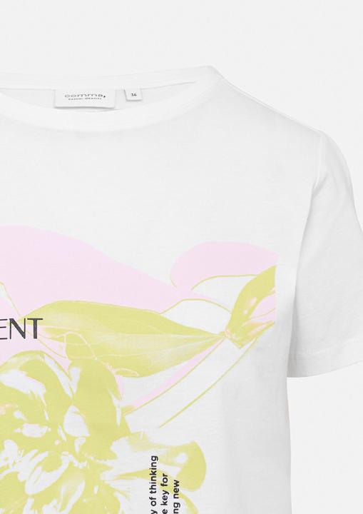 Actual product image Comma T-Shirt T-Shirt aus Baumwolle mit Artwork (34)