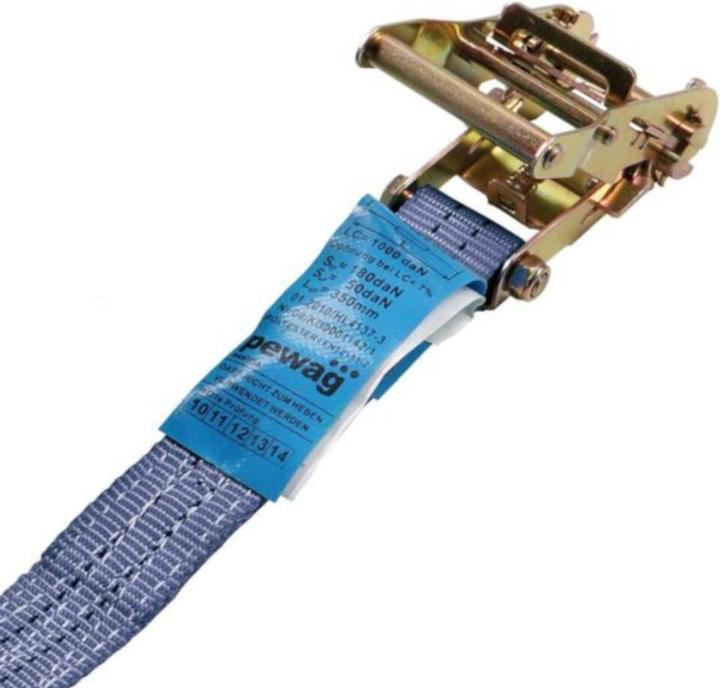 Produktbild Pewag Zurrgurt 2-teilig 50 x 10000 mm Ratsche und Rundhaken LC 2500 daN