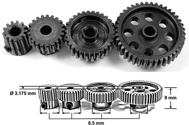 Image du produit Absima pignon moteur 15 dents / 48dp / 3,2mm alésage / acier