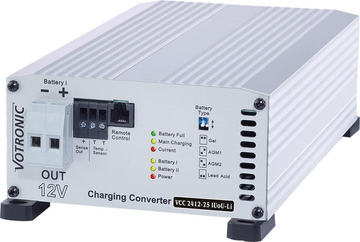 Actual product image Votronic 3314 VCC 2412-25 IUoU-Li 25A B2B charger (12V, 25 A)