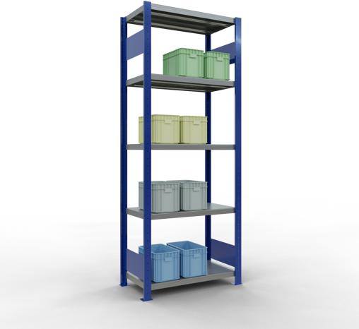 Actual product image Schulte Lagertechnik MULTIplus250 basic racking system with length ledgers