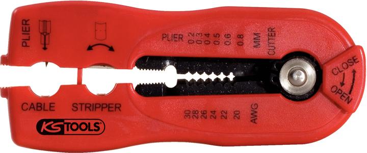 Produktbild KS Tools Multifunktions-Abisolierwerkzeug (117 mm)