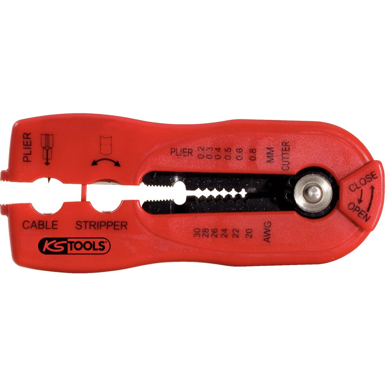KS Tools, Zange, Multifunktions-Abisolierwerkzeug (117 mm)