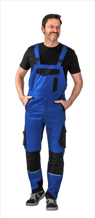 Immagine prodotto Planam Salopette Norit da uomo blu fiordaliso/nero 28 (28, 28)