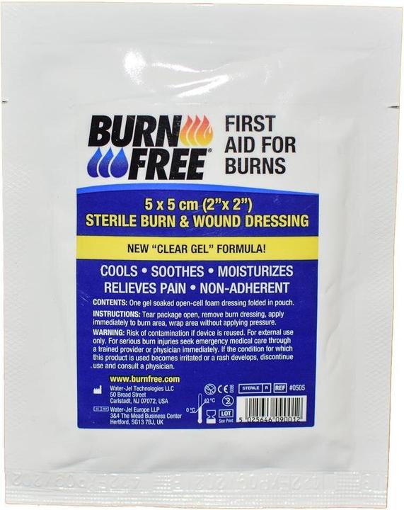 Immagine prodotto BurnFree Impacco di medicazione per ferite 5x5cm (259.88 ml)
