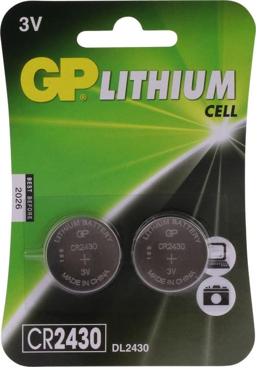 Produktbild GP Batteries CR 2430 Lithium (2 Stk., CR2430, 300 mAh)