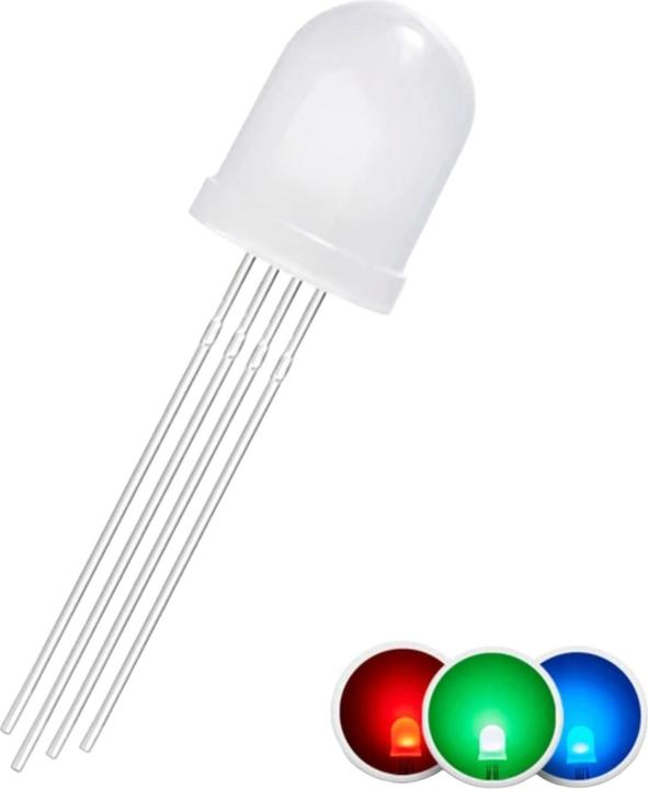 Purecrea LED RGB 10 mm trasparente