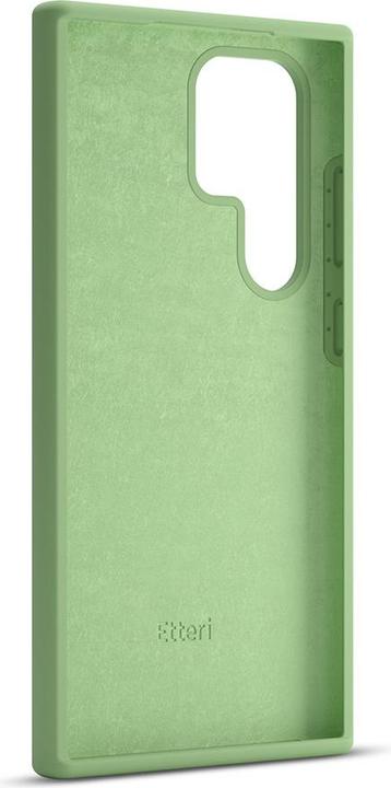 Actual product image Etteri Silicone case for Samsung Galaxy S25 Ultra light green (Samsung Galaxy S25 Ultra)