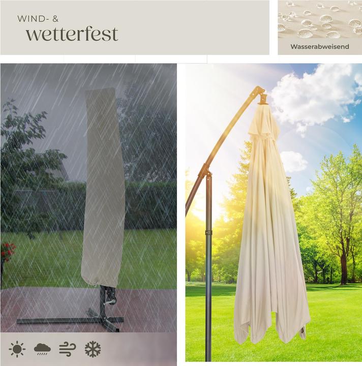 Image du produit tectake Parasol déporté (3.50 m)