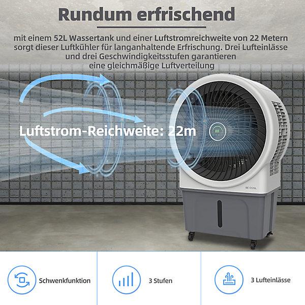 Produktbild Be Cool LUFTKÜHLER 250W 52LITER TIMER (BC52ACP2501 WS) (260 m²)