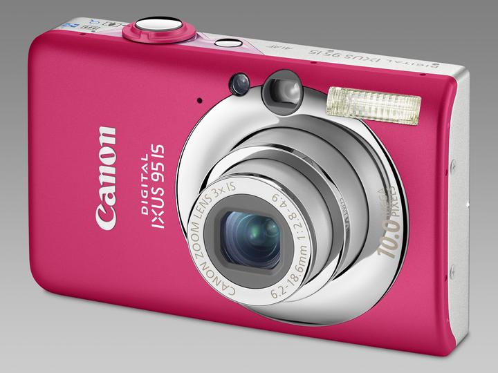 Productafbeelding Canon Digitale IXUS 95 IS, 10Mio Pixel, 3x Zoom, Roze (1/2")