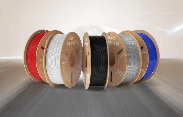 Produktbild Elegoo Rapid PETG Filament (Black) (PETG, 1000 g, Schwarz)