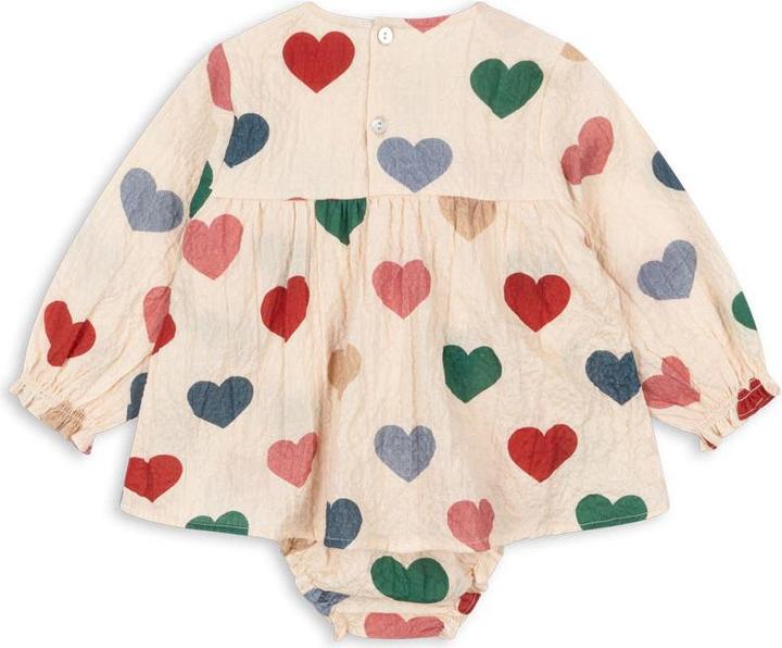 Actual product image Konges Slojd Elin romper Bon Coeur Colore Frappe (86)