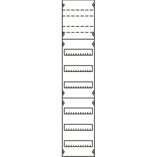 Thumbnail - Striebel & John, Verteilerschrank Zubehör, STR 1V43KA Verteilerfeld BH4