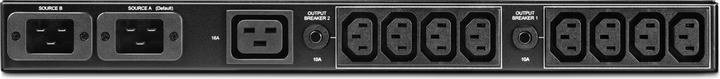 Produktbild Salicru SPS 16 ATS - Rackmount - 1U - LCD - 9 AC-Ausgänge - Schwarz - Grau