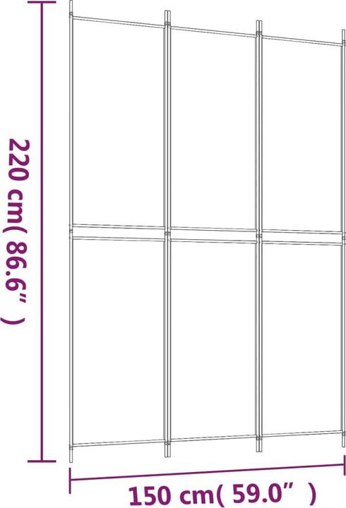 Immagine prodotto vidaXL Raumteiler