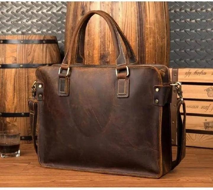 Image du produit Only-Bags.Store Serviette en cuir, Messenger Bag en cuir, sacoche pour ordinateur portable