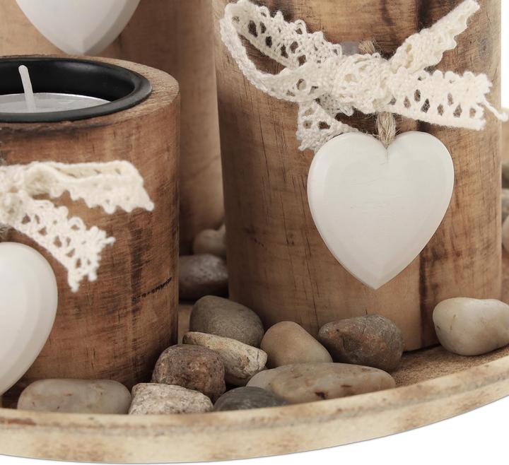 Produktbild Relaxdays Teelichthalter (21.5 x 21.5 x 13 cm)