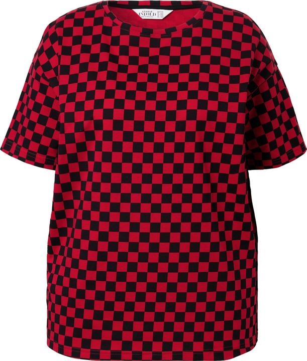 Actual product image Studio Untold Oversized Short Sleeve Checkerboard Tee (46, 48)