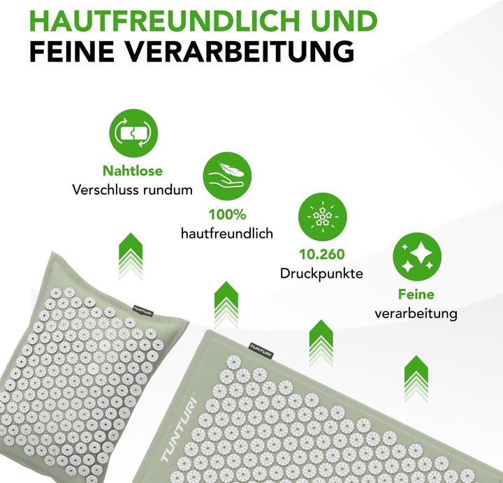 Immagine prodotto Tunturi Akupressurmatte Pro mit Kissen, div.Farben (20 mm)