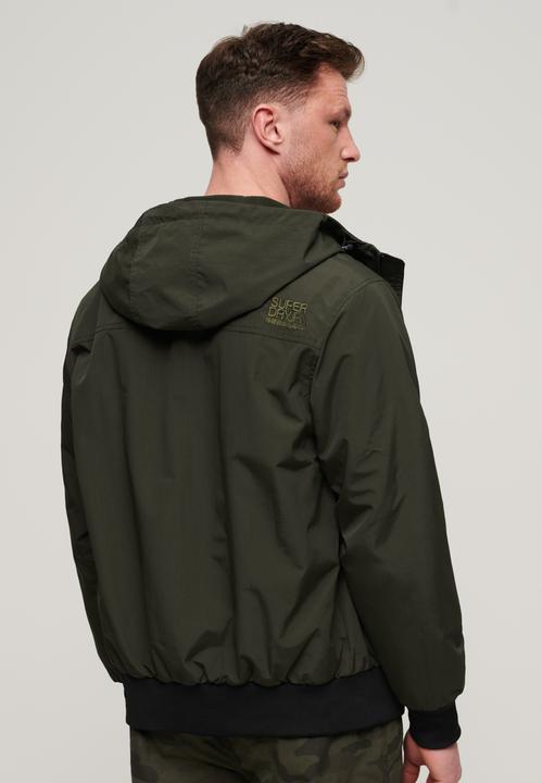 Actual product image Superdry Surplus Nylon Hooded Bomber (L)
