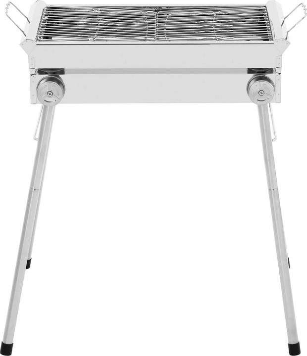 Produktbild Royal Catering Holzkohlegrill klappbar 43 x 25 cm Edelstahl, verzinkter Stahl Klappgrill (25 cm)