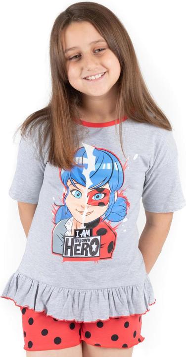 Image du produit Miraculous I Am My Own Hero! Pyjama avec short fille (pack de 3) (128)