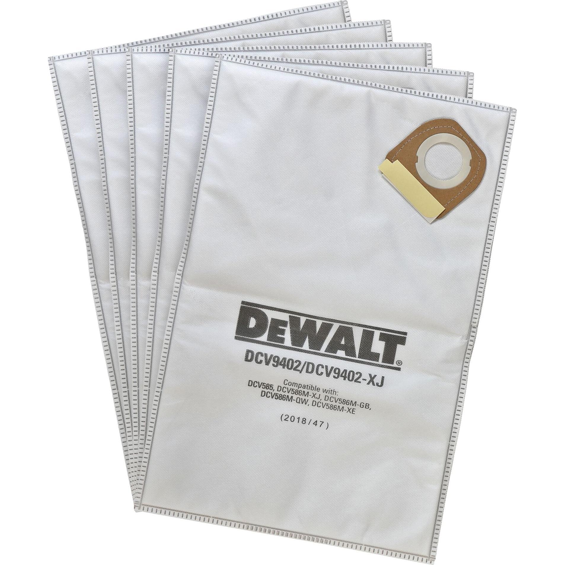 DeWalt 5 Filter, für DCV586M., Staubsauger Zubehör, Schwarz
