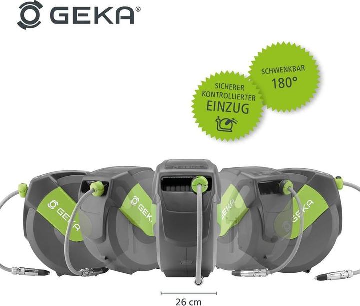 Image du produit Geka Wandschlauchbox K25 B.26cm T.62cm Kunststoff,PVC,MS (25 m)