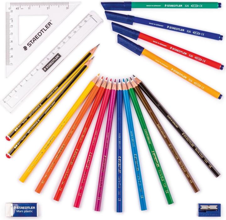 Actual product image Staedtler Writing set, 19 pieces, incl. craft scissors for filling a student case (19 x)