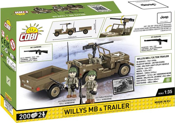 Image du produit Cobi Willys MB & Trailer