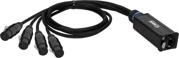 Actual product image Adam Hall 4 STAR CATBOX XF5 - Audio & DMX Adapter 5-pin XLR Female x Cat.6a (XLR Cables)