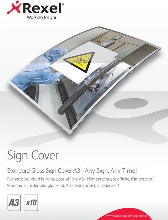 Image du produit Rexel Feuille de signalisation Couverture de signalisation (A3, 10 pcs, 125 µm)