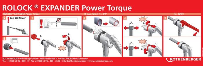 Produktbild Rothenberger Expander ROLOCK® Expander Power Torque Expanderköpfe bis 42 mm (1 3/4″) 1,0 kg