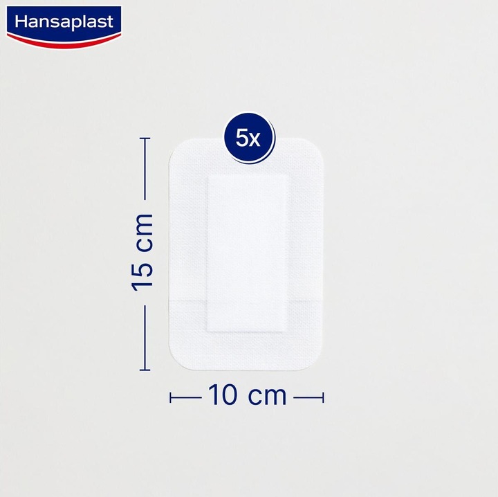 Actual product image Hansaplast Wound plaster Sensitive 3XL 5 pieces (5 x)