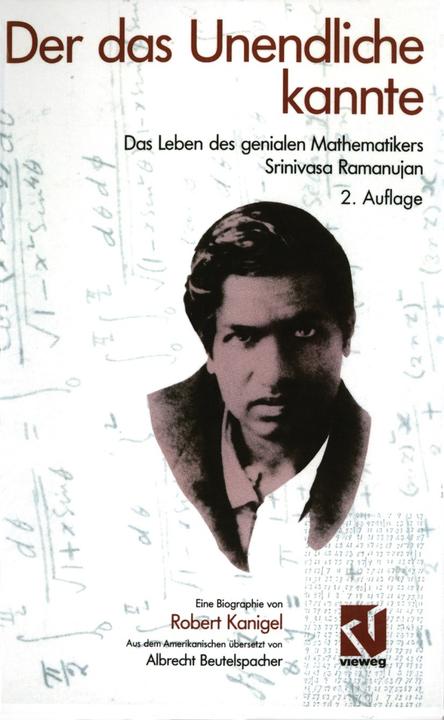 Produktbild Der das Unendliche kannte (Deutsch, Robert Kanigel, 1995)