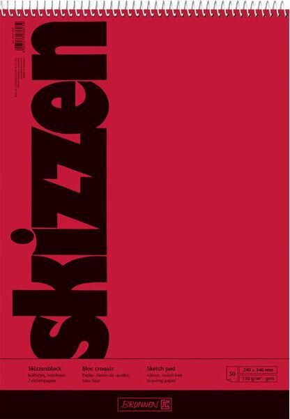 Produktbild Brunnen Skizzenblock 24,0 x 34,0 cm (240 x 340 mm)