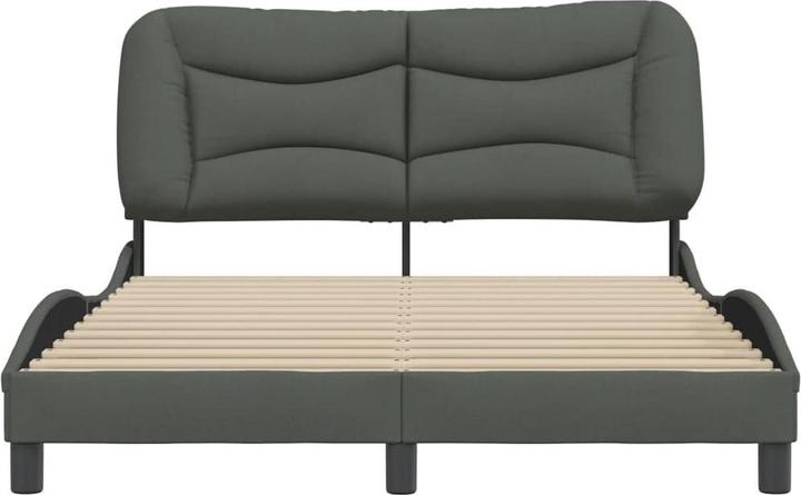 Produktbild vidaXL Bettgestell mit Kopfteil Stoff (140 x 190 cm)