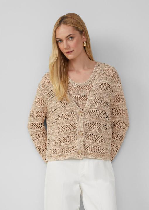 Immagine prodotto S.Oliver Strickjacke Loose-Fit-Cardigan mit Ajourmuster (44)