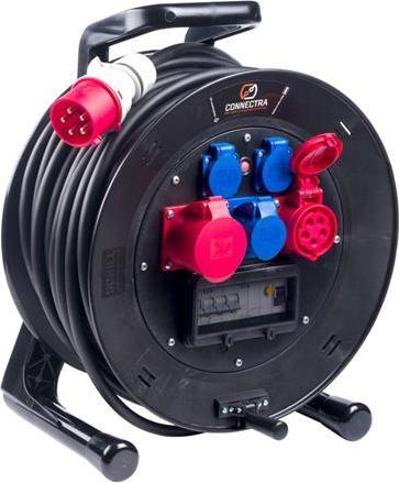 Actual product image Connectra 47.054.51 Kabeltrommel GT45 combi - 32A - 400V - 40m - H07RN-F - 5 G 4,0 mm² (40 m, 4 mm²)