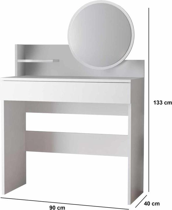 Actual product image Skye Decor Harmony Make-Up Table (90 x 40 x 133 cm)