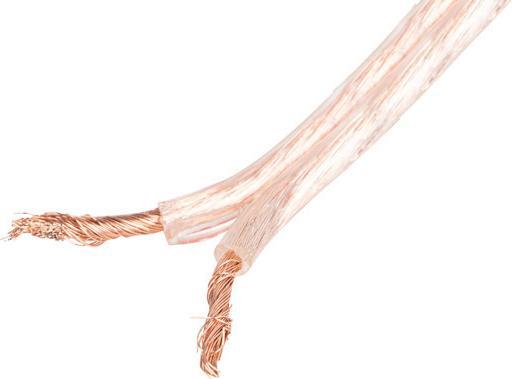 Image du produit Lanberg SC-2X15-10CC-0250-TR câble audio Transparent (25 m, 1.50 mm²² mm)