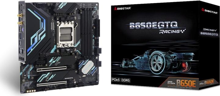 Produktbild Biostar MB B650EGTQ (B650E,AM5,mATX,DDR5,AMD) (AM5, AMD B650, mATX)
