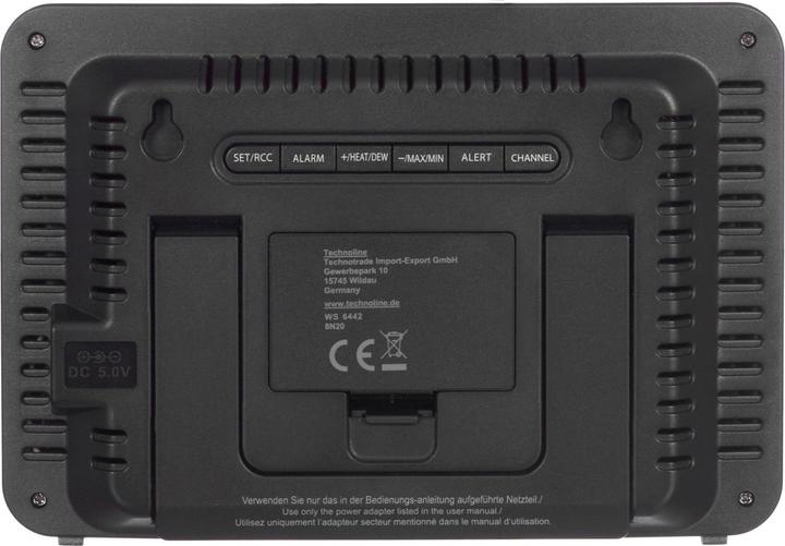 Actual product image Technoline WS 6442 Digital Weather Station, LCD Battery