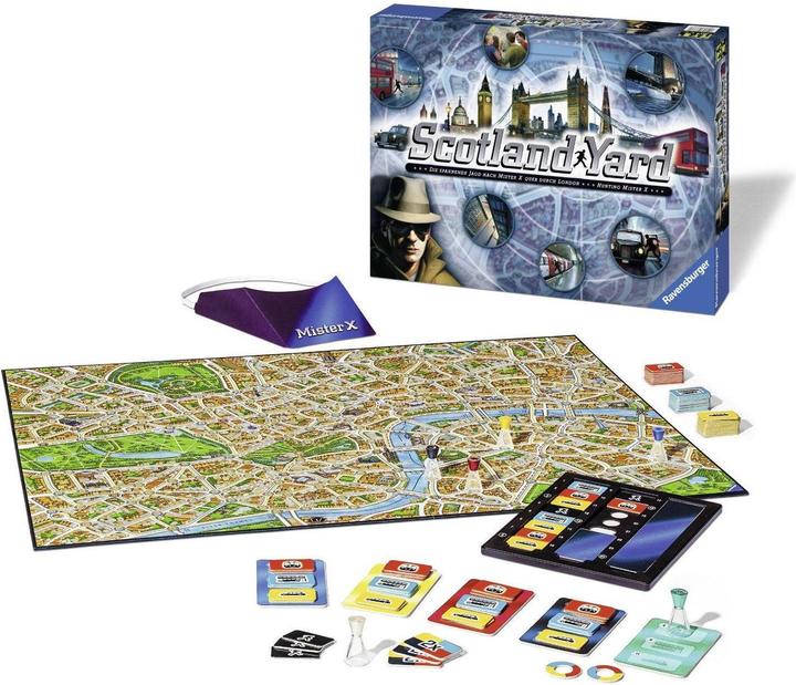 Actual product image Ravensburger Scotland Yard (English, French, German, Italian, 2 - 6 Players)