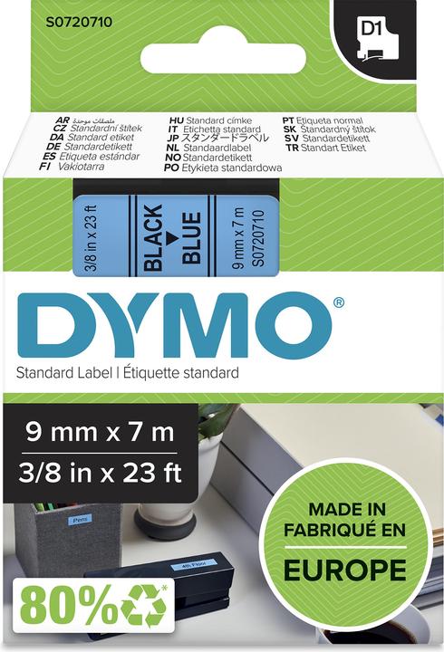 Actual product image Dymo S0720710 Standard tape (0.90 cm, Blue)