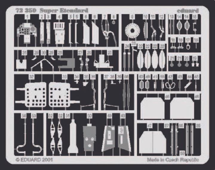 Actual product image Eduard Super Etendard